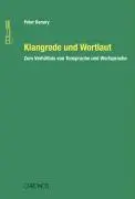 Cover: 9783034007962 | Klangrede und Wortlaut | Zum Verhältnis von Tonsprache und Wortsprache