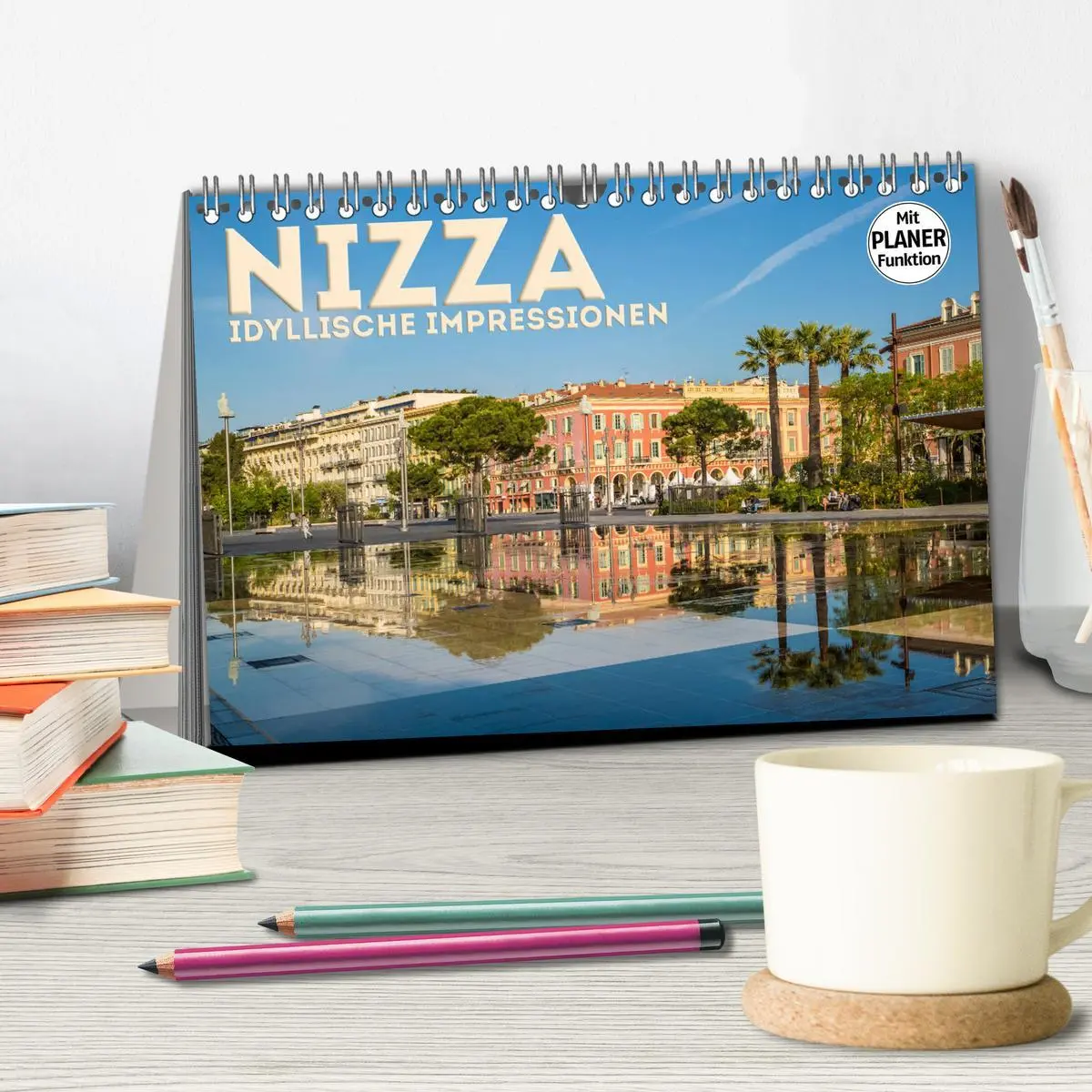 Bild: 9783457907962 | NIZZA Idyllische Impressionen (Tischkalender 2026 DIN A5 quer),...