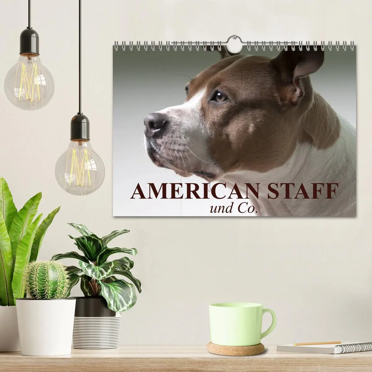 Bild: 9783516097962 | American Staff und Co. (Wandkalender 2026 DIN A4 quer), CALVENDO...