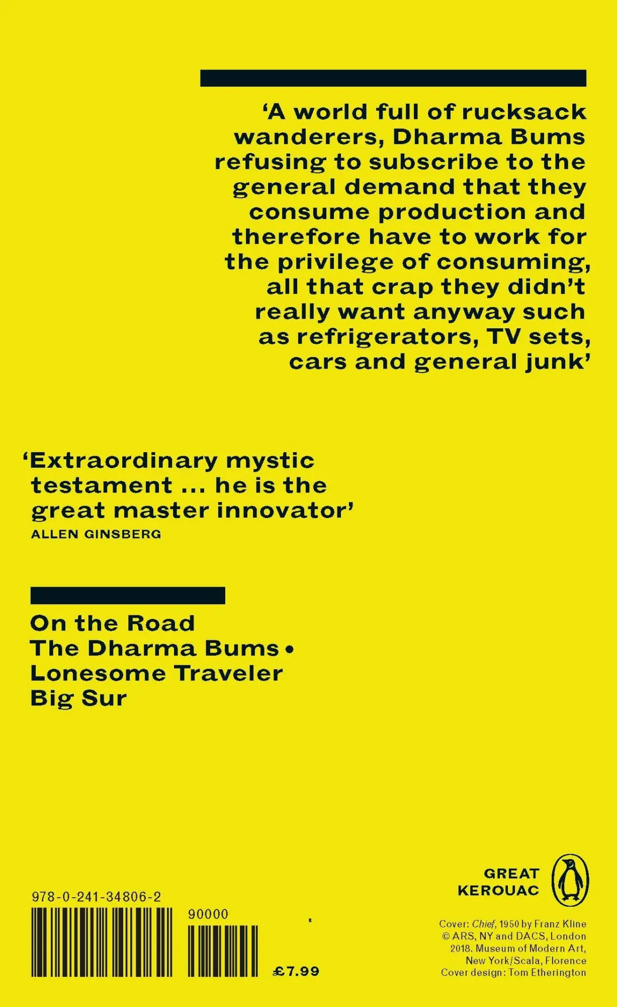 Rückseite: 9780241348062 | The Dharma Bums | Jack Kerouac | Taschenbuch | Kartoniert / Broschiert