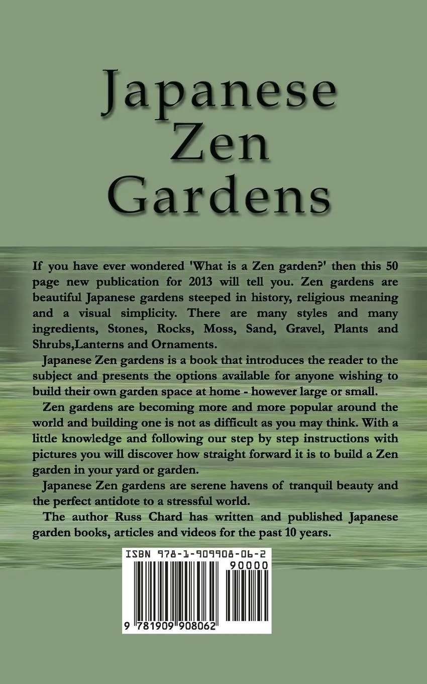 Rückseite: 9781909908062 | Japanese Zen Gardens | Russell Chard | Taschenbuch | Englisch | 2013