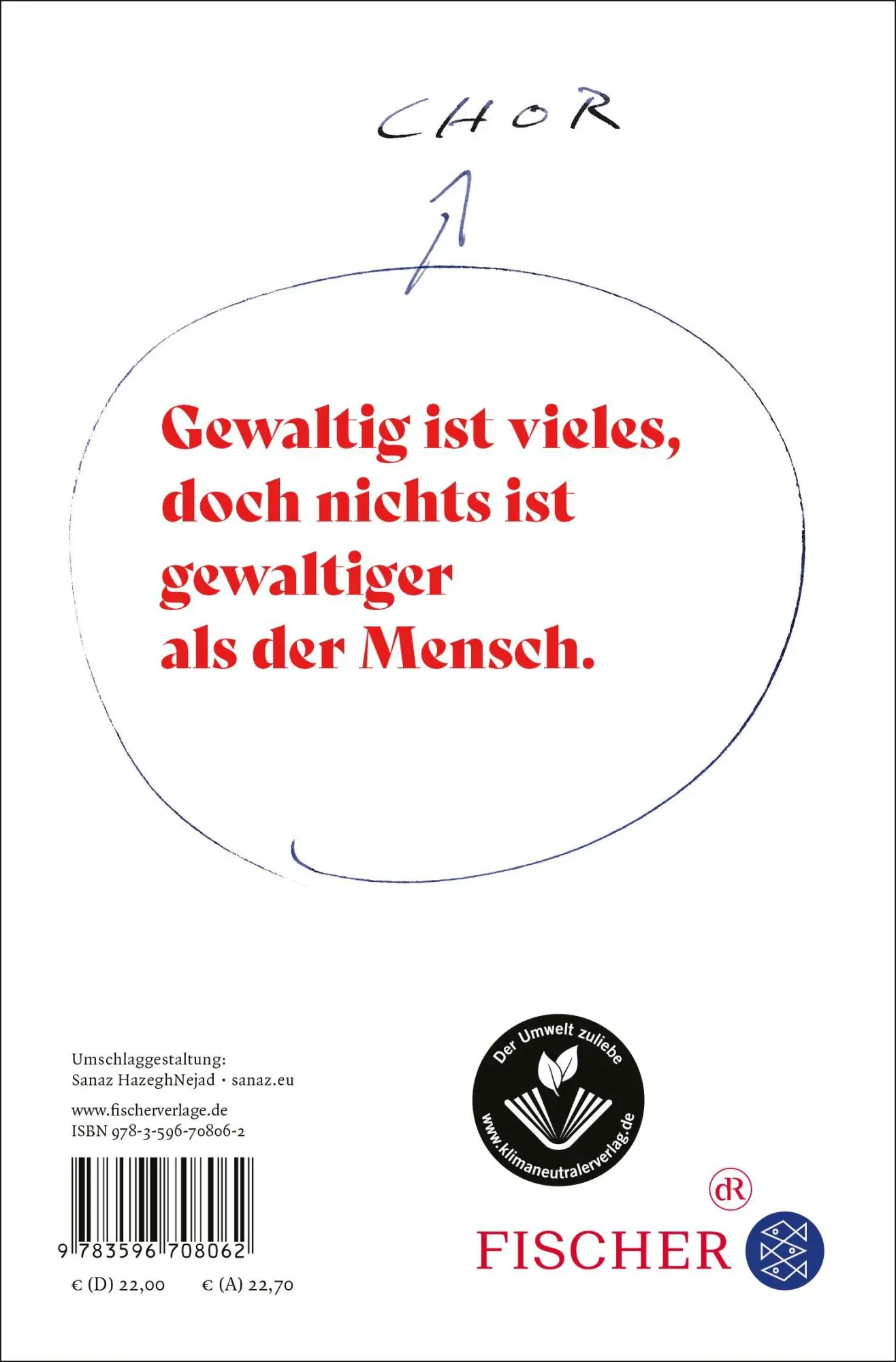 Rückseite: 9783596708062 | ANTHROPOLIS | Ungeheuer. Stadt. Theben. | Roland Schimmelpfennig