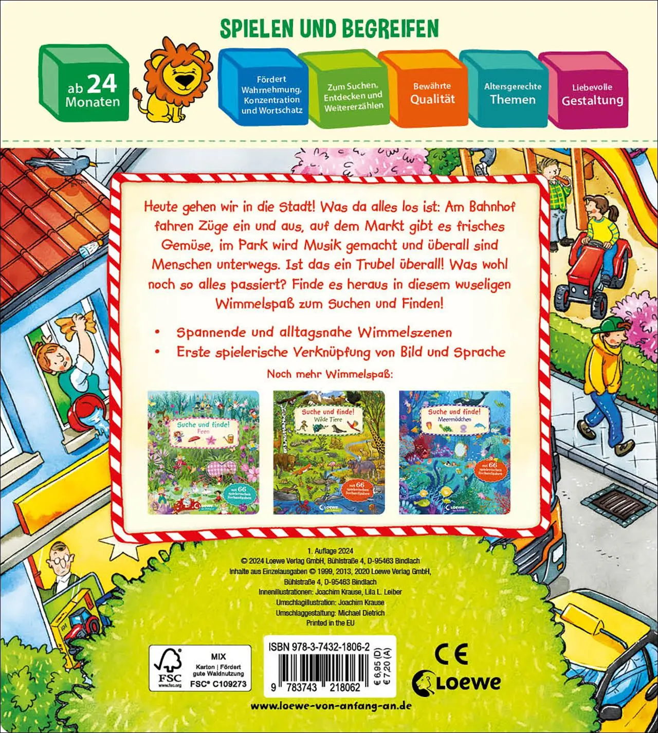 Rückseite: 9783743218062 | Suche und Finde! - In der Stadt | Joachim Krause | Buch | 24 S. | 2024