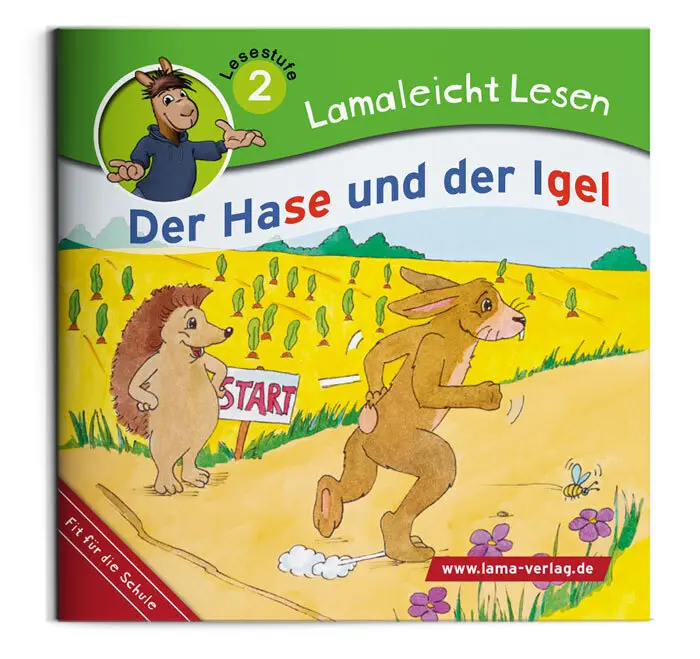 Cover: 9783867518062 | Lamaleicht Lesen | Der Hase und der Igel | Michaela Gebhard | 24 S.