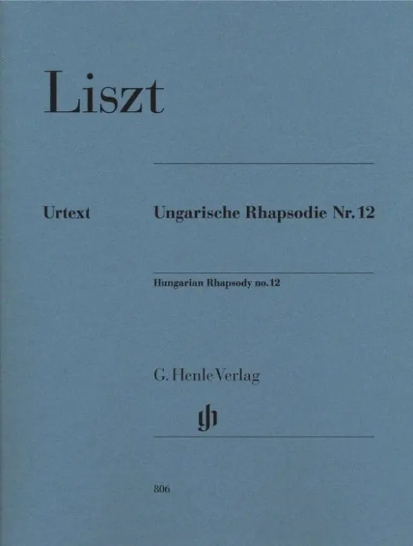 Cover: 9790201808062 | Hungarian Rhapsody No.12 | Besetzung: Klavier zu zwei Händen | Buch