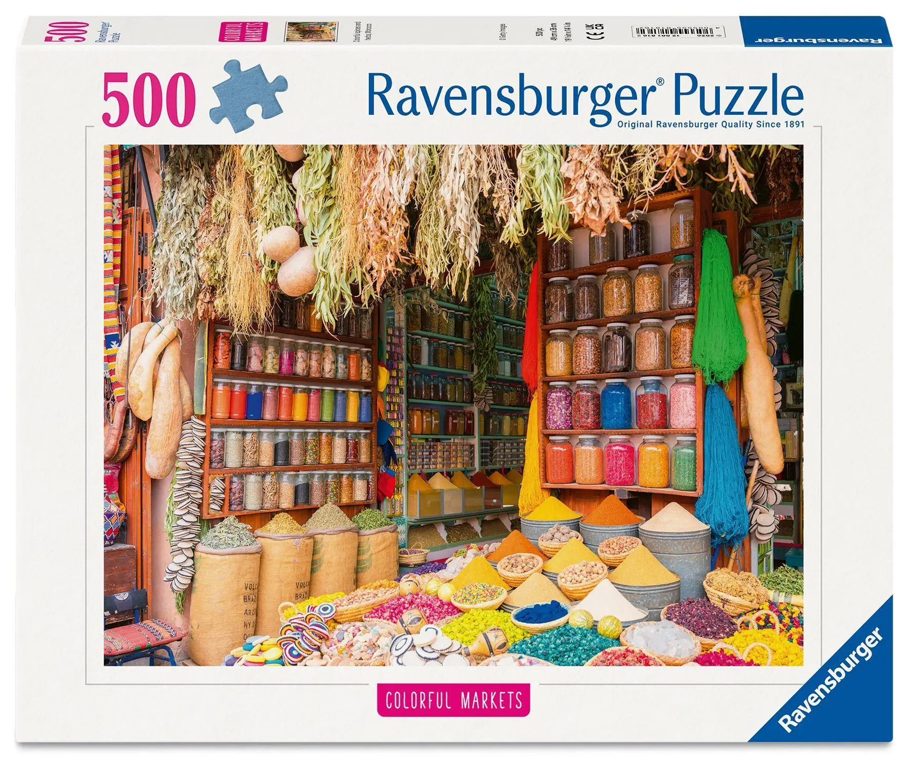Cover: 4005555018162 | Erwachsenenpuzzle 500 Teile - Bunte Gewürze, Marokko | Spiel | Deutsch