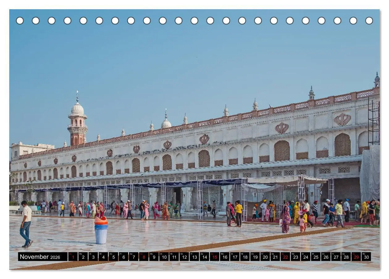 Bild: 9783457718162 | Amritsar - Der goldene Tempel (Tischkalender 2026 DIN A5 quer),...
