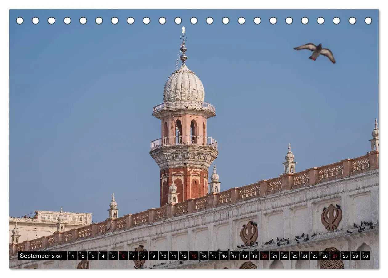 Bild: 9783457718162 | Amritsar - Der goldene Tempel (Tischkalender 2026 DIN A5 quer),...