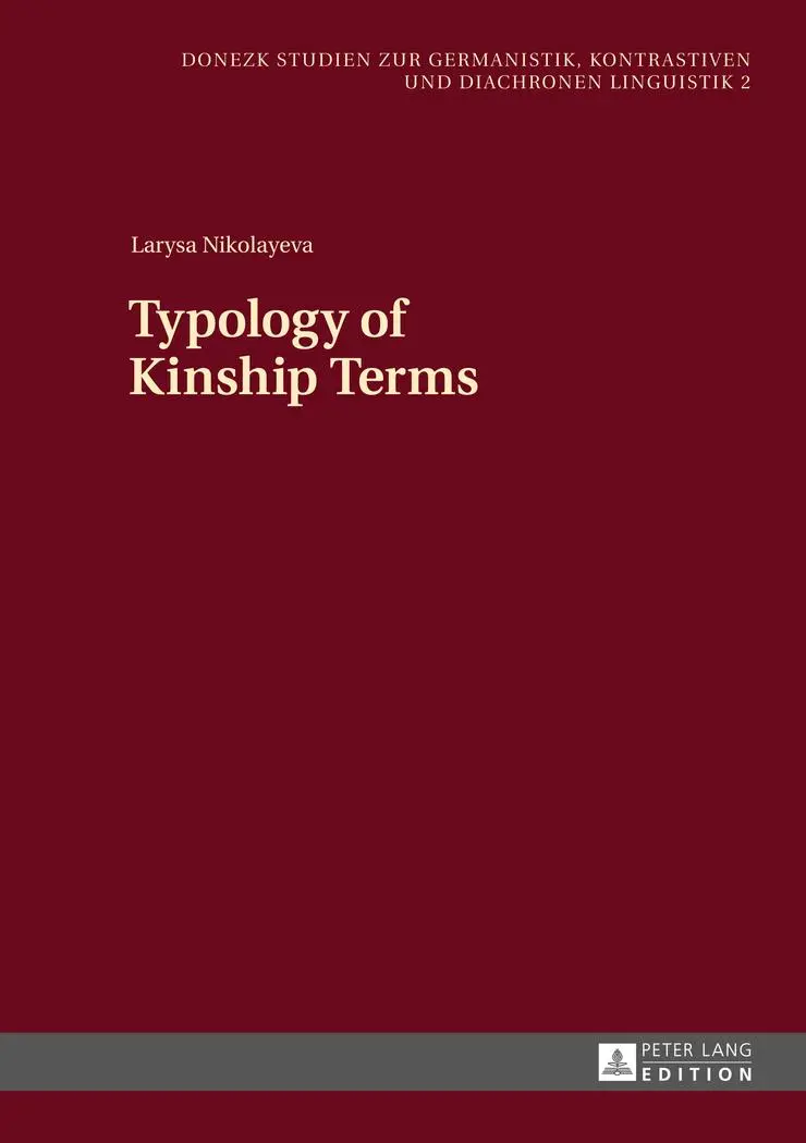 Cover: 9783631648162 | Typology of Kinship Terms | Larysa Nikolayeva | Buch | Gebunden | 2014