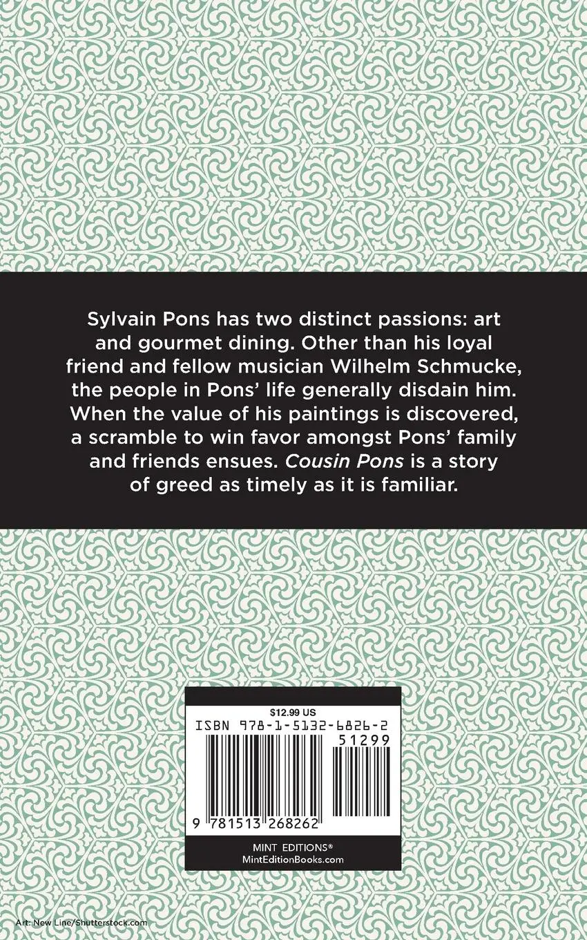 Rückseite: 9781513268262 | Cousin Pons | Honoré de Balzac | Taschenbuch | Kartoniert / Broschiert