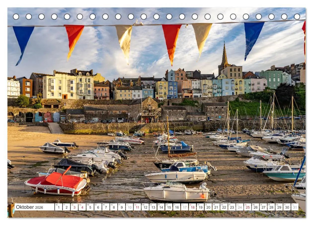 Bild: 9783457258262 | Großbritannien - Wales (Tischkalender 2026 DIN A5 quer), CALVENDO...