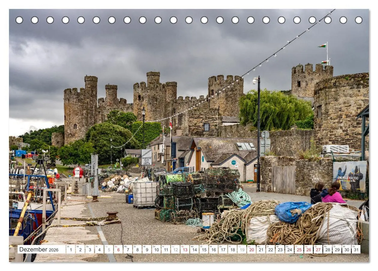 Bild: 9783457258262 | Großbritannien - Wales (Tischkalender 2026 DIN A5 quer), CALVENDO...