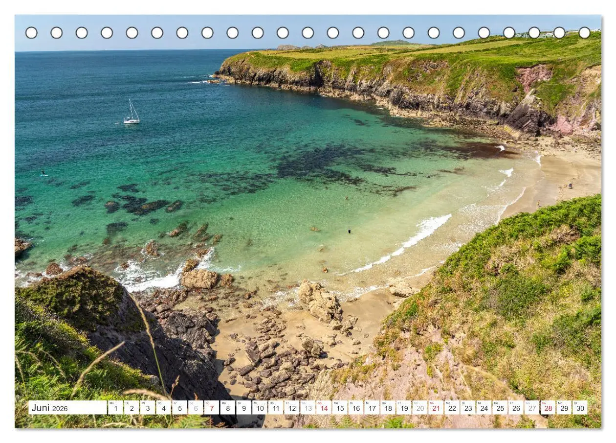 Bild: 9783457258262 | Großbritannien - Wales (Tischkalender 2026 DIN A5 quer), CALVENDO...