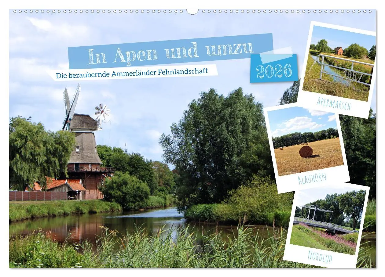 Cover: 9783457568262 | In Apen und umzu (Wandkalender 2026 DIN A2 quer), CALVENDO...