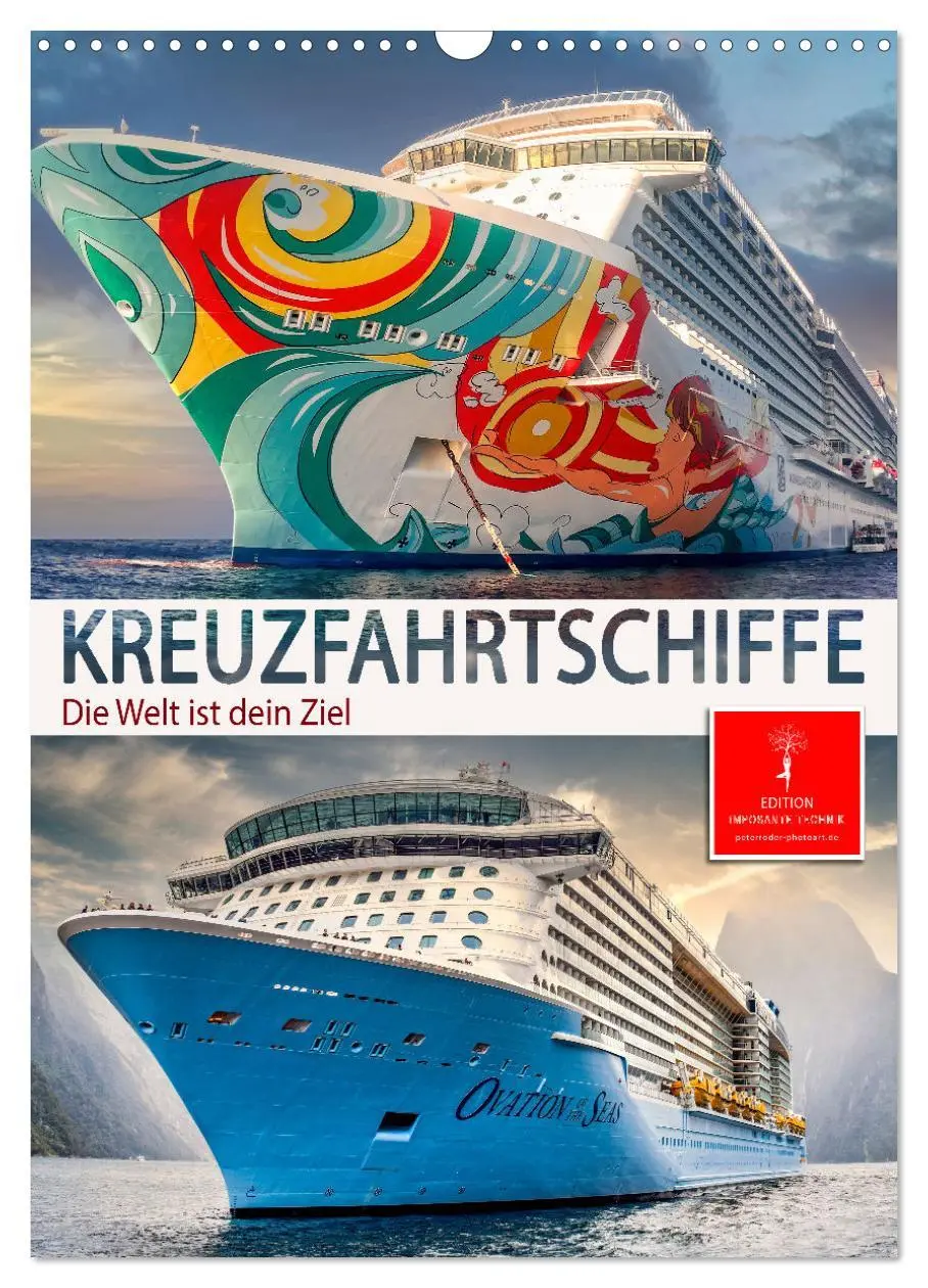Cover: 9783516348262 | Kreuzfahrtschiffe - die Welt ist dein Ziel (Wandkalender 2026 DIN...