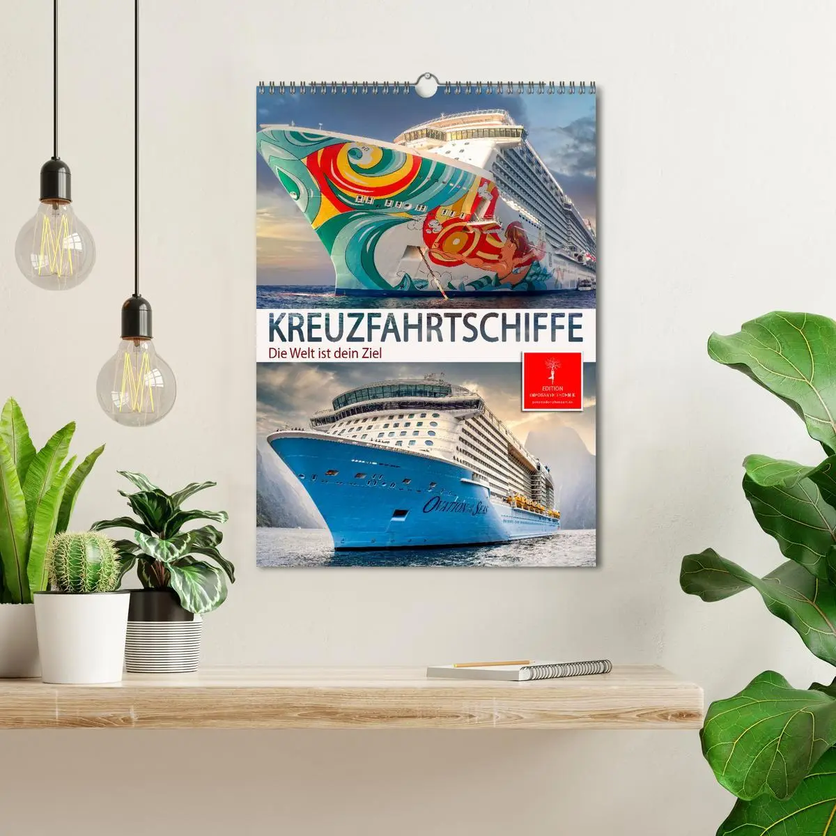 Bild: 9783516348262 | Kreuzfahrtschiffe - die Welt ist dein Ziel (Wandkalender 2026 DIN...