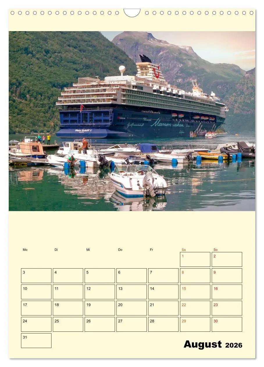 Bild: 9783516348262 | Kreuzfahrtschiffe - die Welt ist dein Ziel (Wandkalender 2026 DIN...