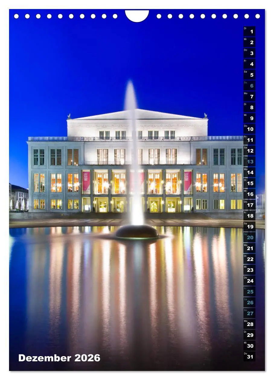 Bild: 9783516418262 | Mein Leipzig (Wandkalender 2026 DIN A4 hoch), CALVENDO Monatskalender