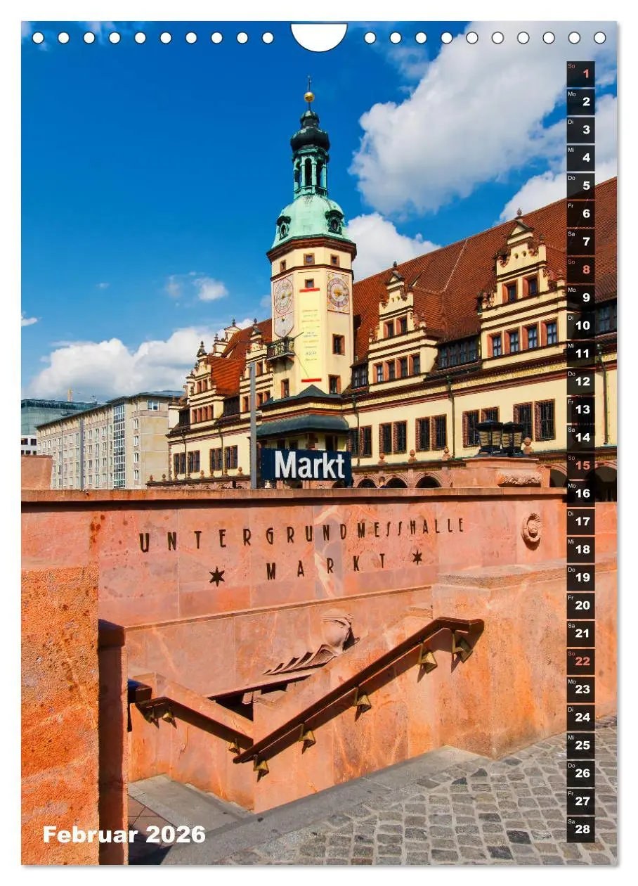 Bild: 9783516418262 | Mein Leipzig (Wandkalender 2026 DIN A4 hoch), CALVENDO Monatskalender