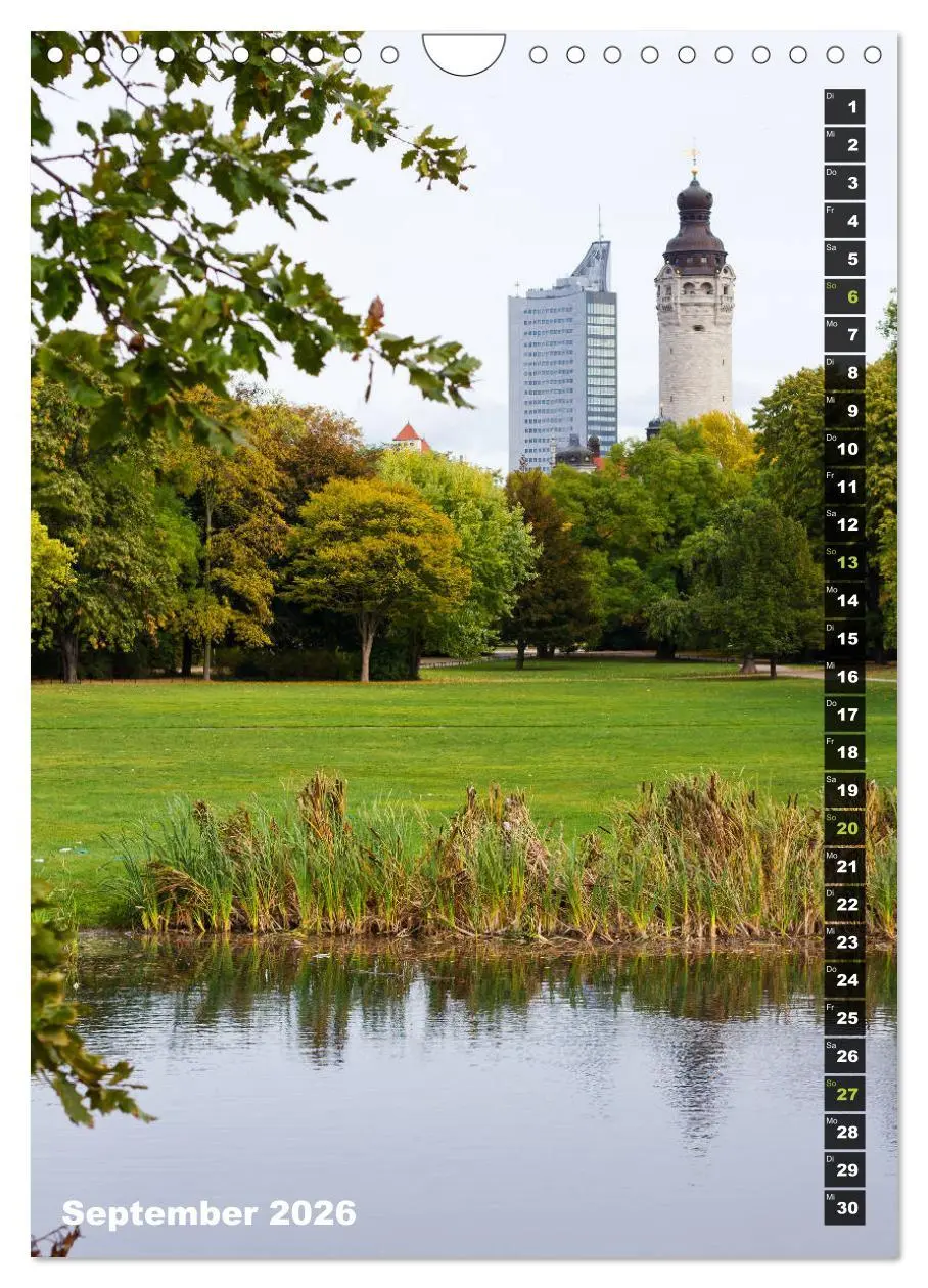 Bild: 9783516418262 | Mein Leipzig (Wandkalender 2026 DIN A4 hoch), CALVENDO Monatskalender