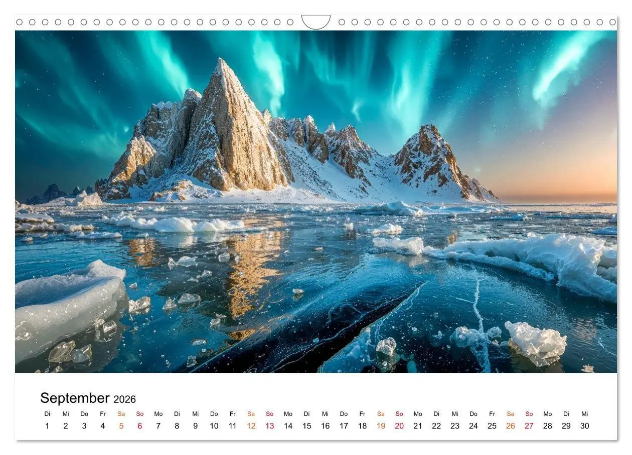 Bild: 9783516658262 | Aurora Borealis - Polarlicht Nordlicht (Wandkalender 2026 DIN A3...