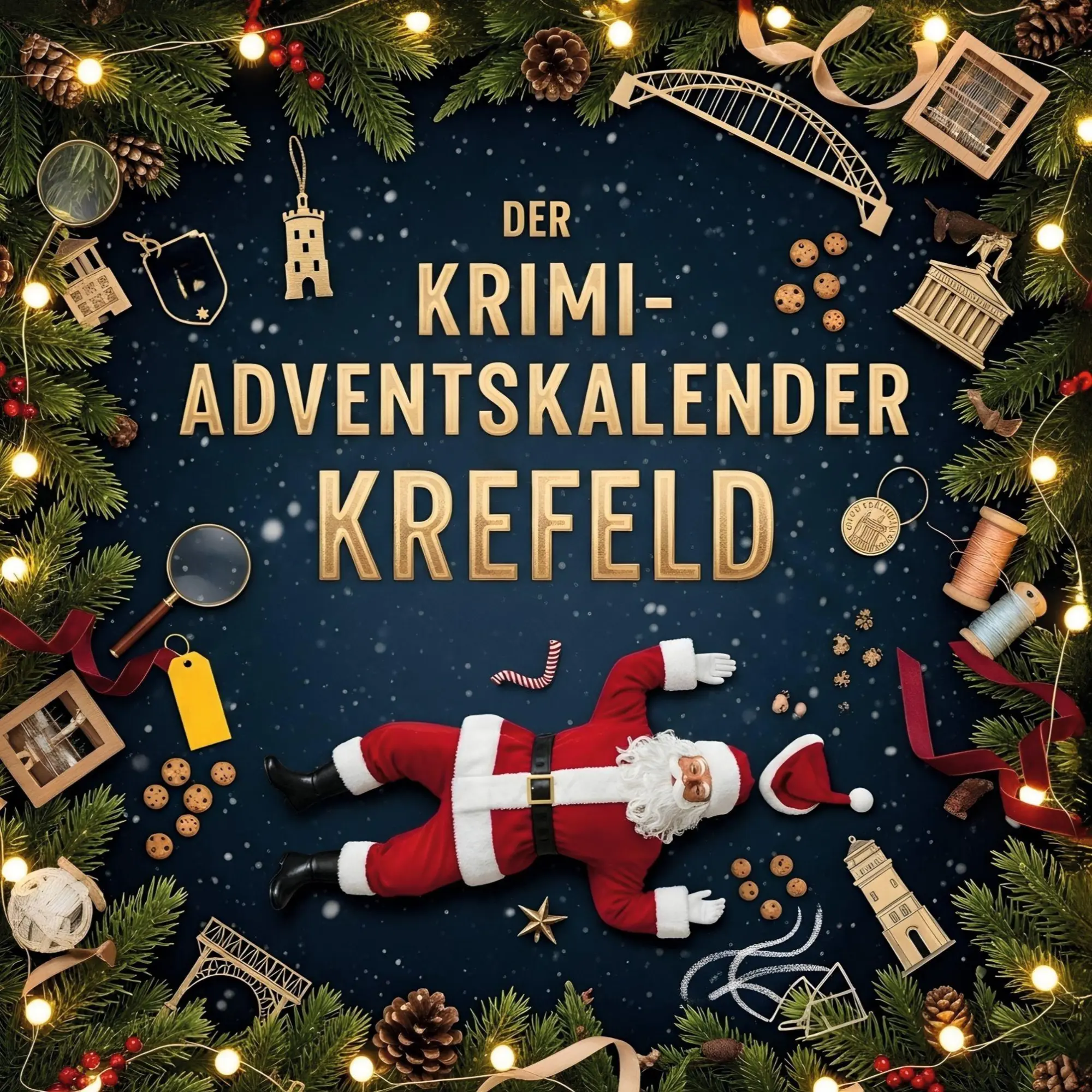 Cover: 9783695308262 | Der Krimi-Adventskalender Krefeld | Mordsverdächtig in 24 Akten | Koch