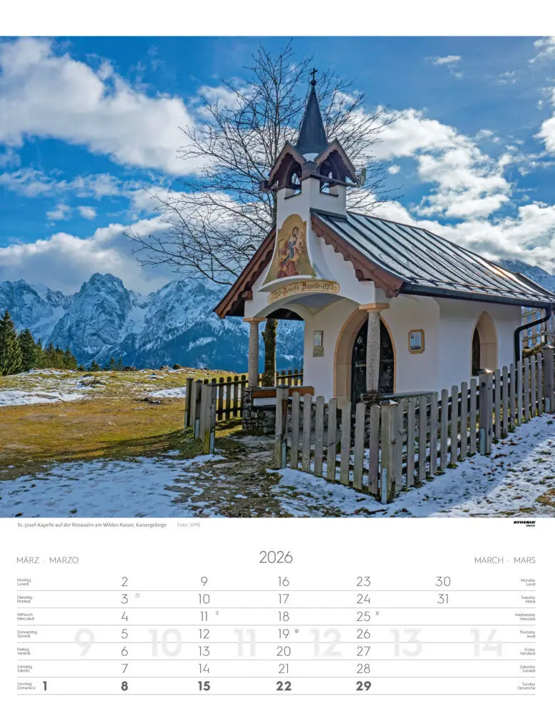 Bild: 9788868398262 | Tirol Kalender 2026 | Tirolo - Tyrol | Athesia-Tappeiner Verlag | 2026
