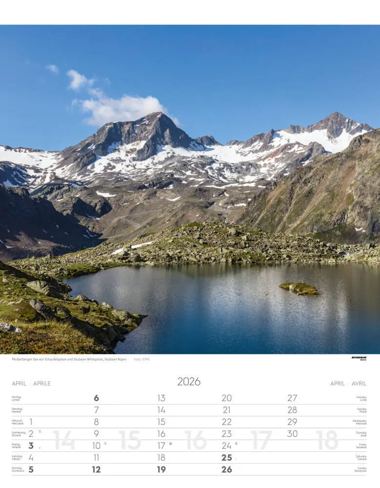 Bild: 9788868398262 | Tirol Kalender 2026 | Tirolo - Tyrol | Athesia-Tappeiner Verlag | 2026