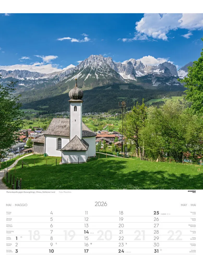 Bild: 9788868398262 | Tirol Kalender 2026 | Tirolo - Tyrol | Athesia-Tappeiner Verlag | 2026