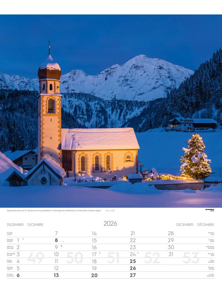 Bild: 9788868398262 | Tirol Kalender 2026 | Tirolo - Tyrol | Athesia-Tappeiner Verlag | 2026
