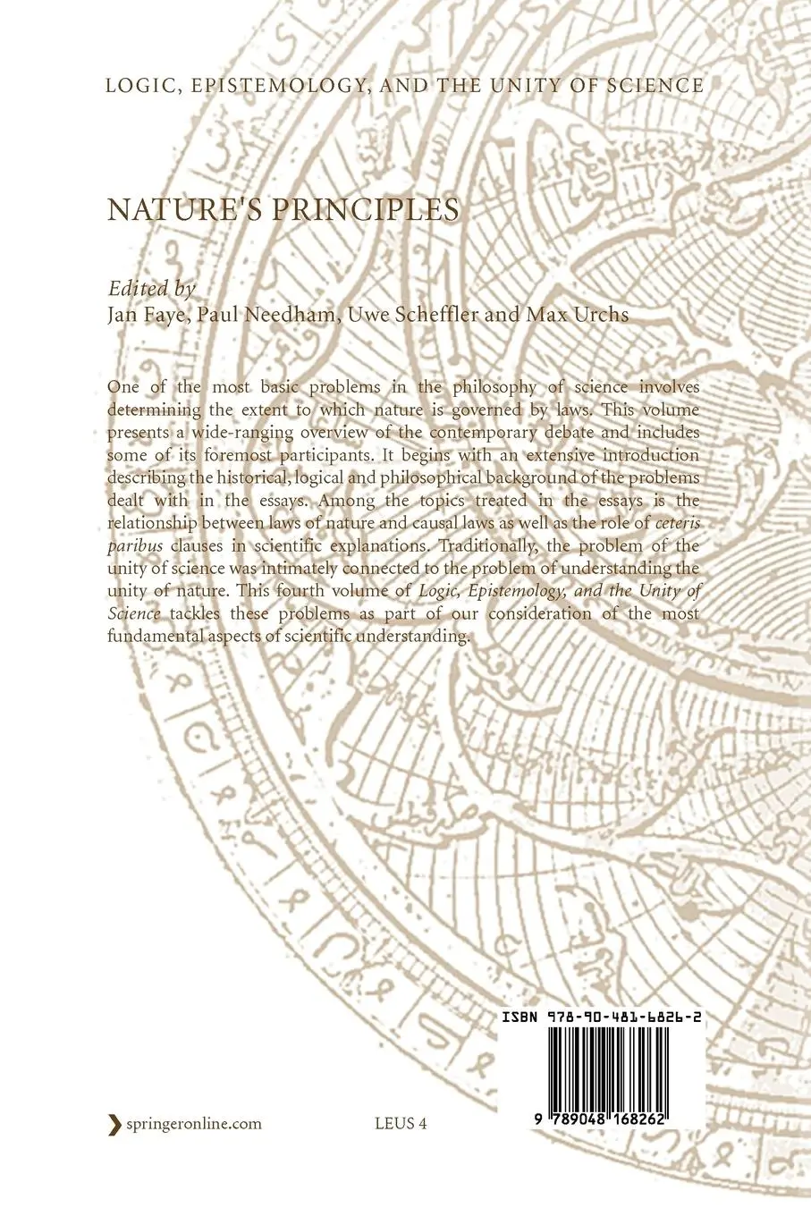 Rückseite: 9789048168262 | Nature's Principles | Jan Faye (u. a.) | Taschenbuch | xii | Englisch