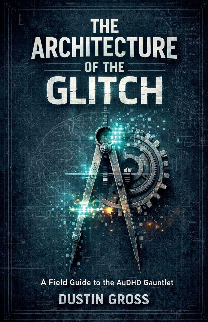Cover: 9798233148262 | The Architecture of the Glitch | A Field Guide to the AuDHD Gauntlet