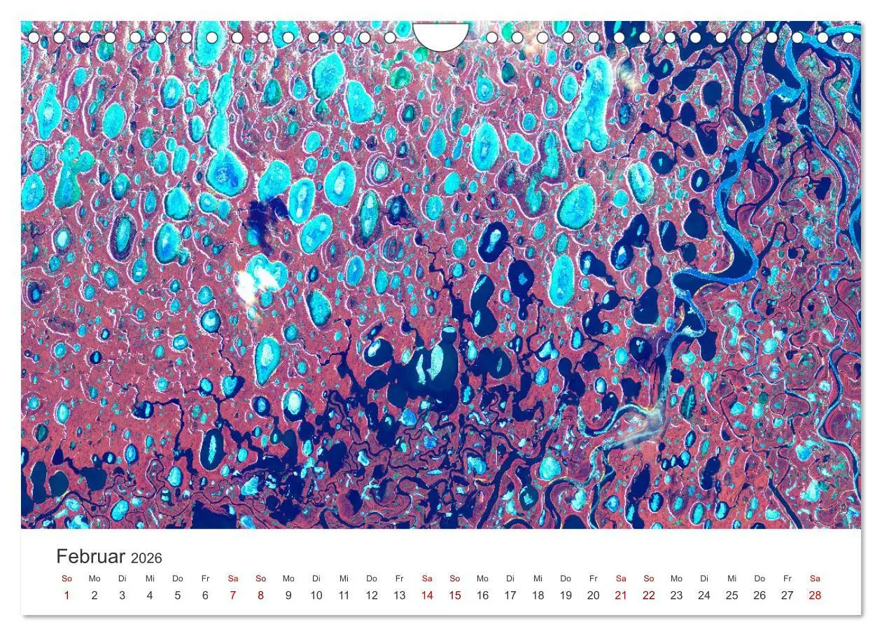 Bild: 9783457558362 | Die Erde aus dem All (Wandkalender 2026 DIN A4 quer), CALVENDO...