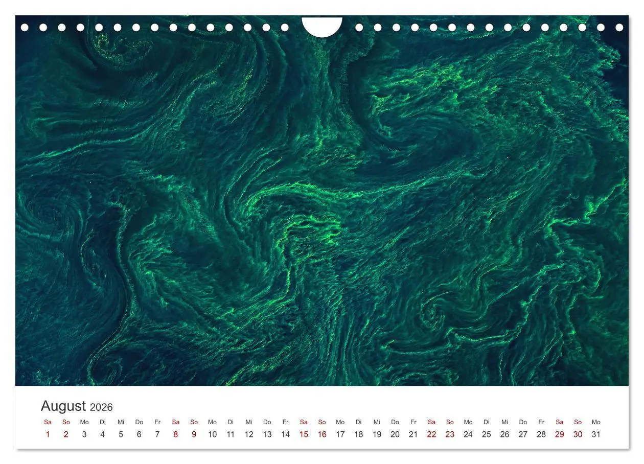 Bild: 9783457558362 | Die Erde aus dem All (Wandkalender 2026 DIN A4 quer), CALVENDO...