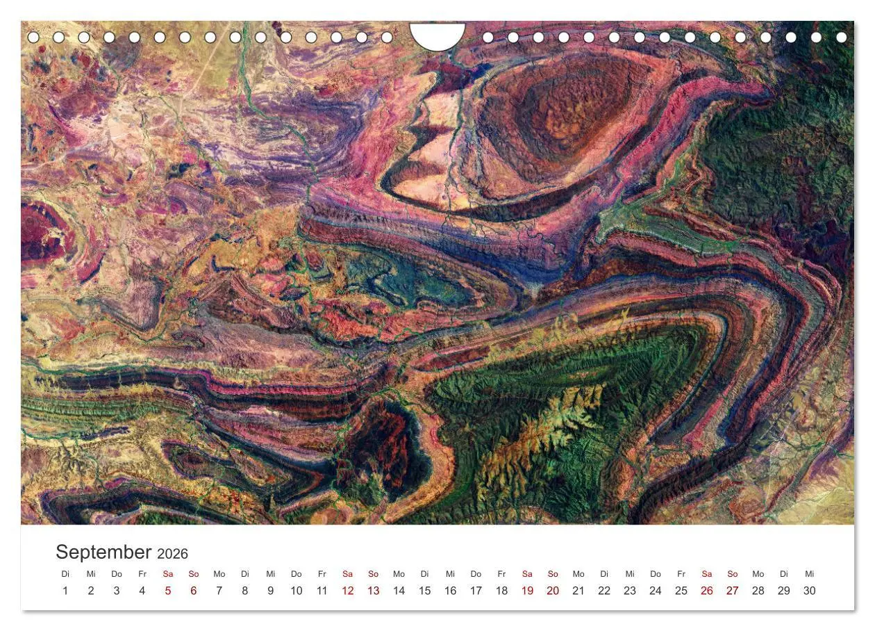 Bild: 9783457558362 | Die Erde aus dem All (Wandkalender 2026 DIN A4 quer), CALVENDO...