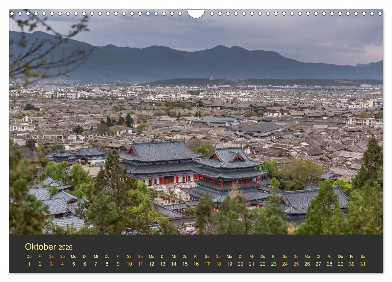 Bild: 9783457868362 | Yunnan - Magische Orte (Wandkalender 2026 DIN A3 quer), CALVENDO...