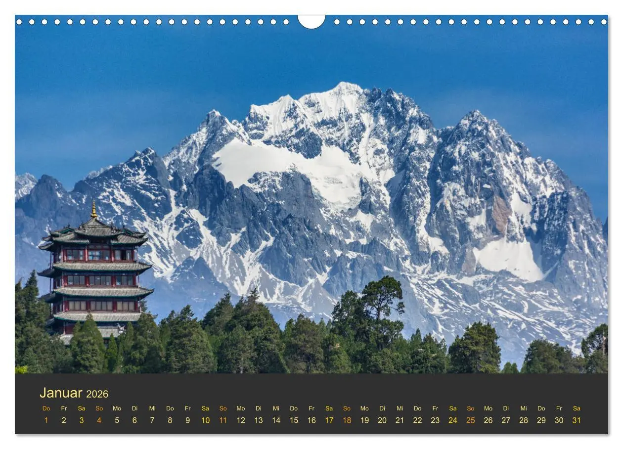 Bild: 9783457868362 | Yunnan - Magische Orte (Wandkalender 2026 DIN A3 quer), CALVENDO...