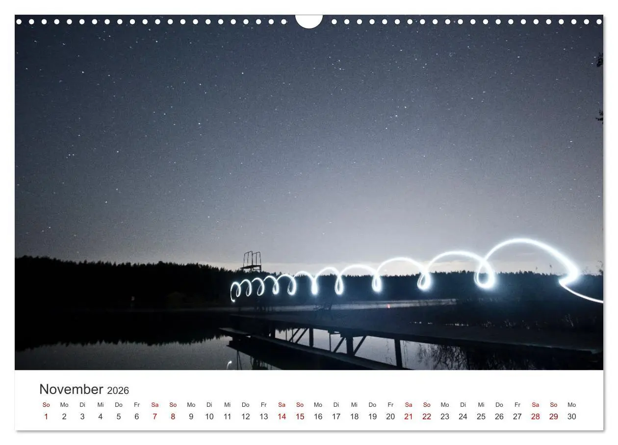 Bild: 9783457938362 | Lightpainting - Malen mit Licht und Zeit (Wandkalender 2026 DIN A3...