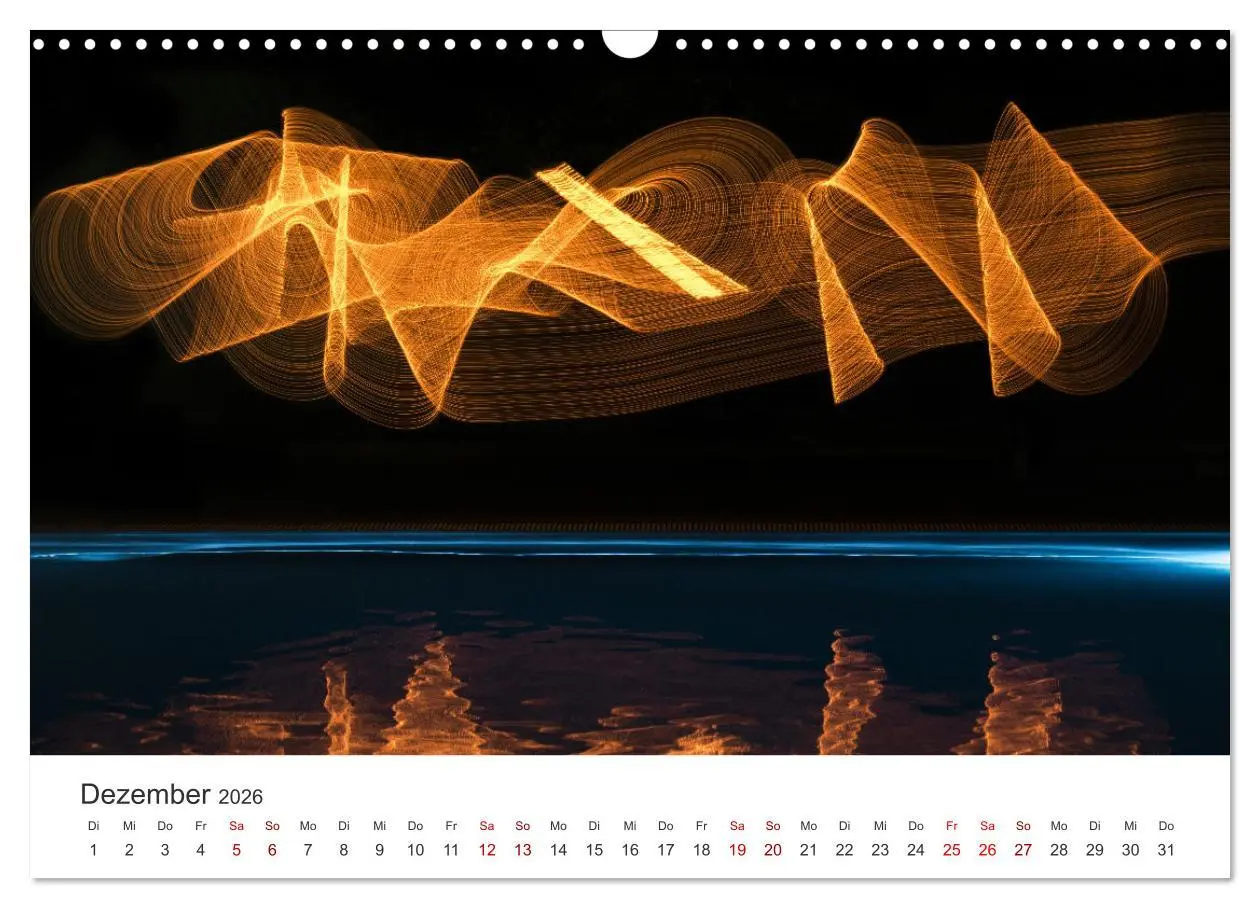 Bild: 9783457938362 | Lightpainting - Malen mit Licht und Zeit (Wandkalender 2026 DIN A3...