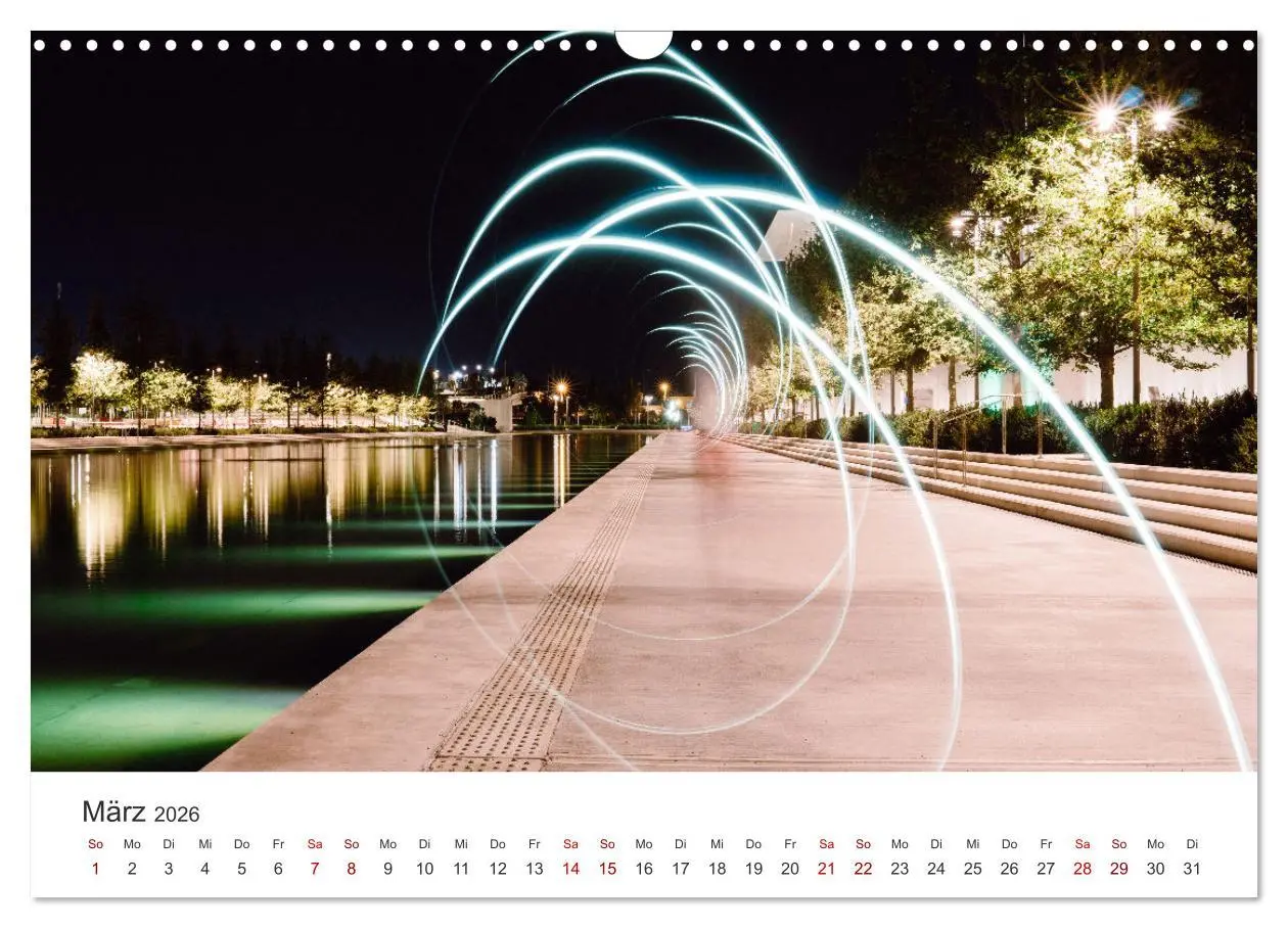 Bild: 9783457938362 | Lightpainting - Malen mit Licht und Zeit (Wandkalender 2026 DIN A3...