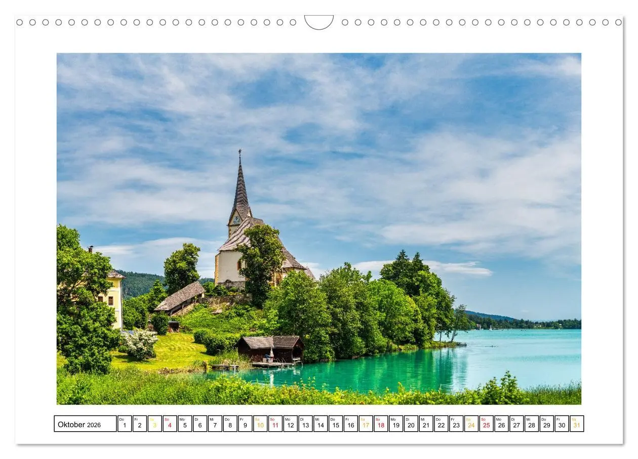 Bild: 9783516648362 | Rund um den Wörthersee in Österreich (Wandkalender 2026 DIN A3...