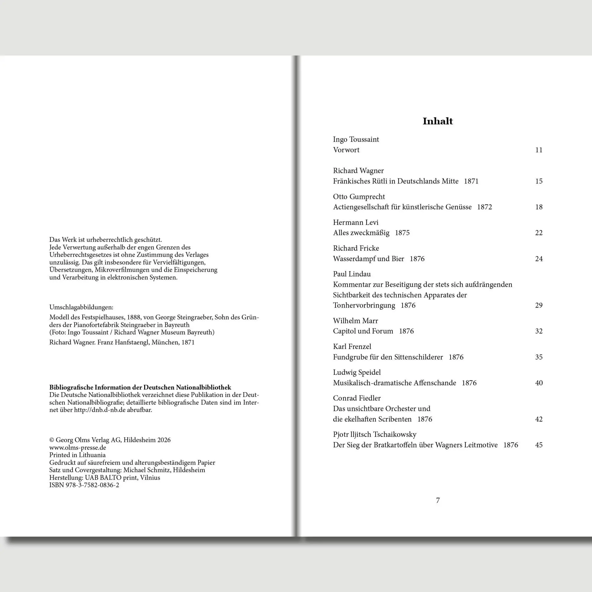 Bild: 9783758208362 | Wagner in Bayreuth | Ingo Toussaint | Buch | 176 S. | Deutsch | 2026