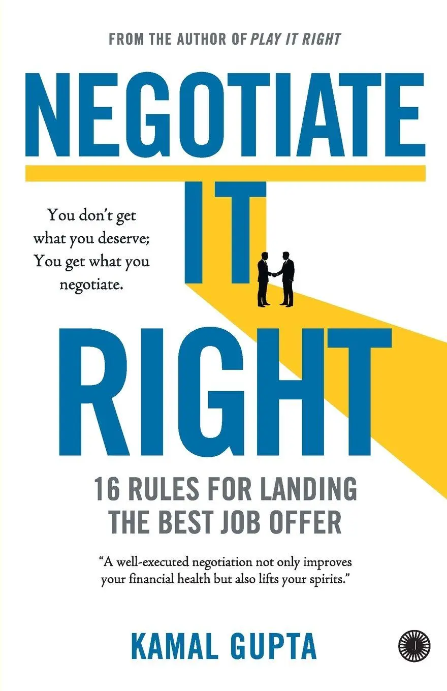 Cover: 9789349358362 | Negotiate It Right | 16 Rules for landing the best job offer | Gupta