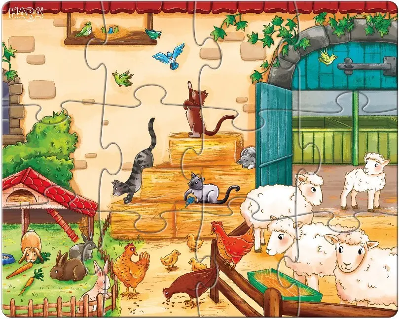 Bild: 4010168248462 | HABA Puzzles Bauernhoftiere (Kinderpuzzle) | Spiel | 1305237001 | 2019