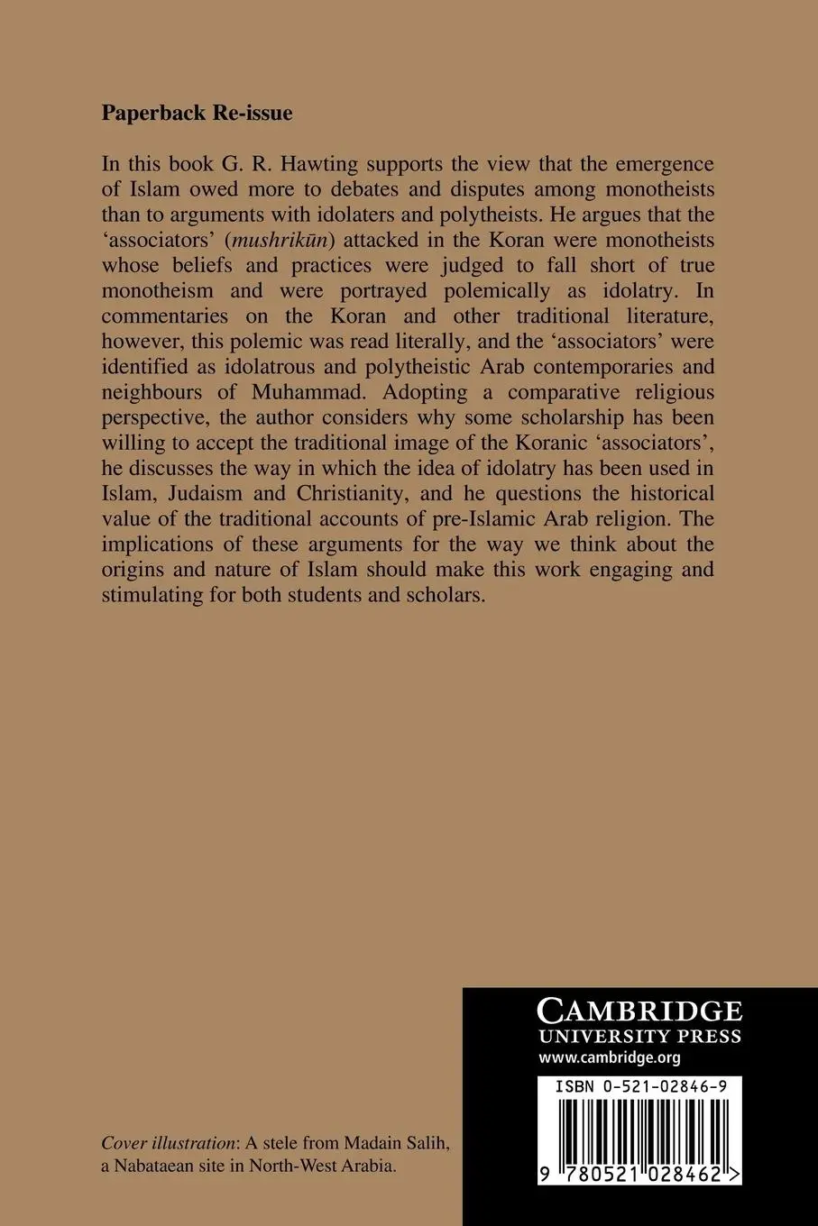 Rückseite: 9780521028462 | The Idea of Idolatry and the Emergence of Islam | Hawting (u. a.)