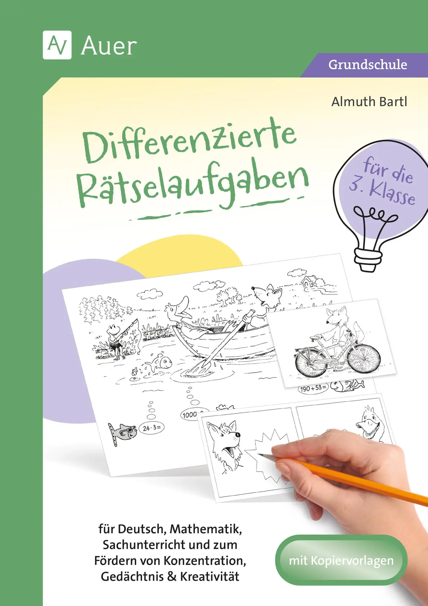Cover: 9783403088462 | Differenzierte Rätselaufgaben für die 3. Klasse | Almuth Bartl | 72 S.