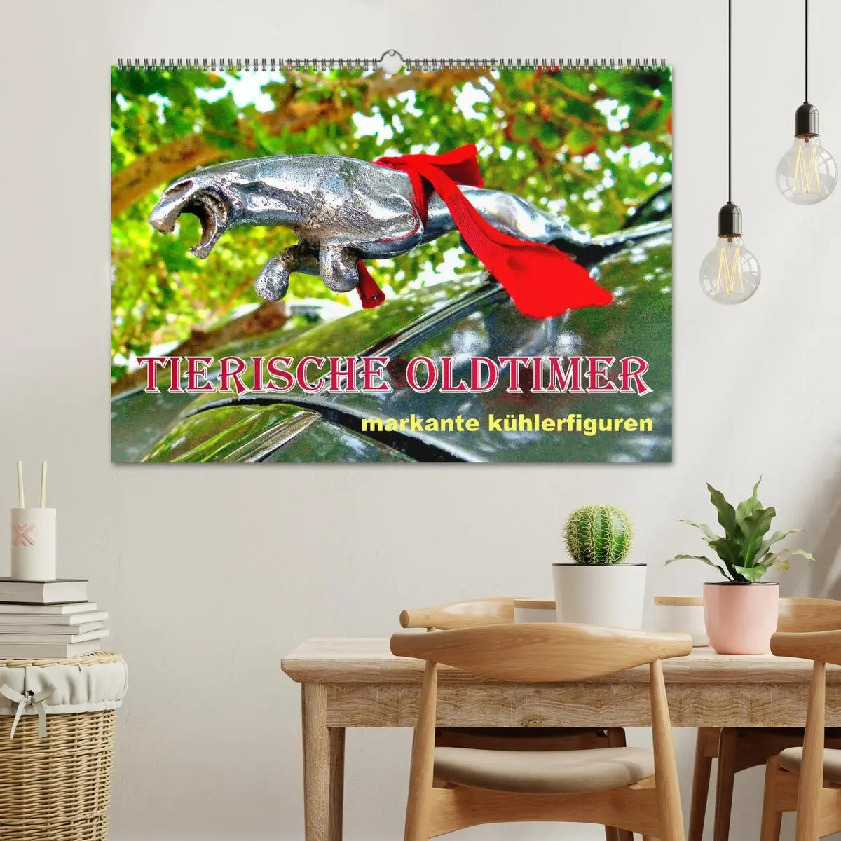 Bild: 9783457548462 | Tierische Oldtimer - Markante Kühlerfiguren (Wandkalender 2026 DIN...