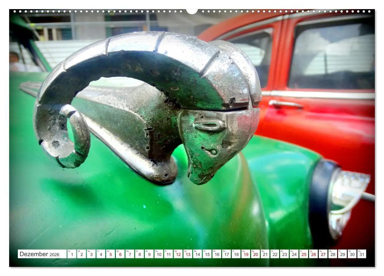 Bild: 9783457548462 | Tierische Oldtimer - Markante Kühlerfiguren (Wandkalender 2026 DIN...