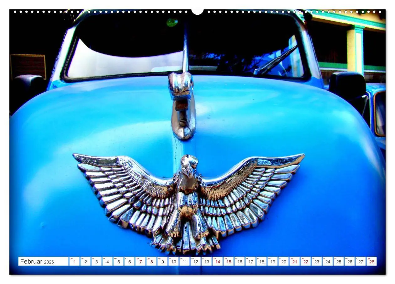 Bild: 9783457548462 | Tierische Oldtimer - Markante Kühlerfiguren (Wandkalender 2026 DIN...