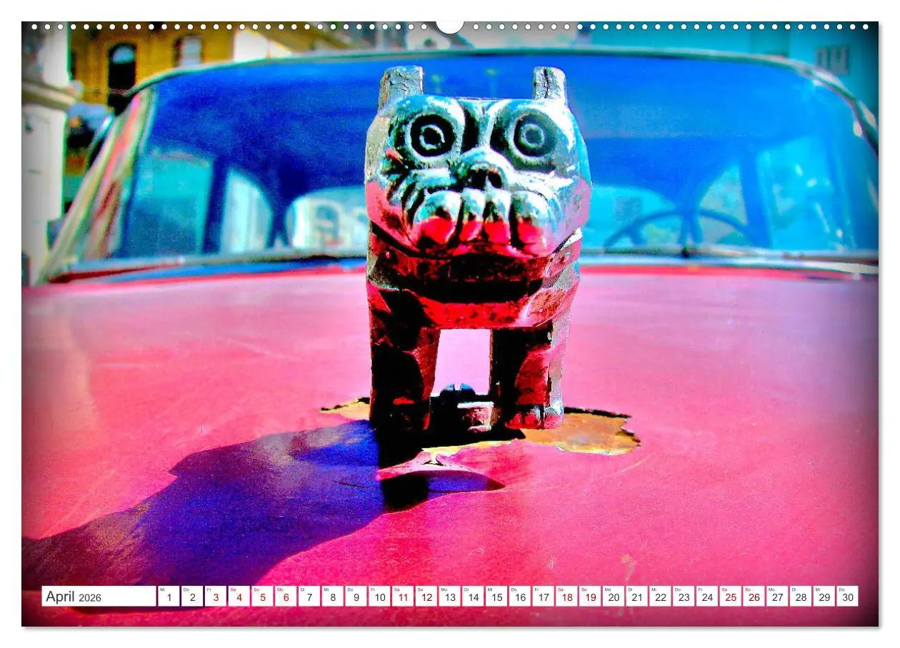 Bild: 9783457548462 | Tierische Oldtimer - Markante Kühlerfiguren (Wandkalender 2026 DIN...